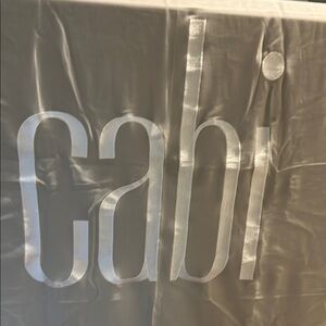 Cabi Gray Fabric display cover and hardware